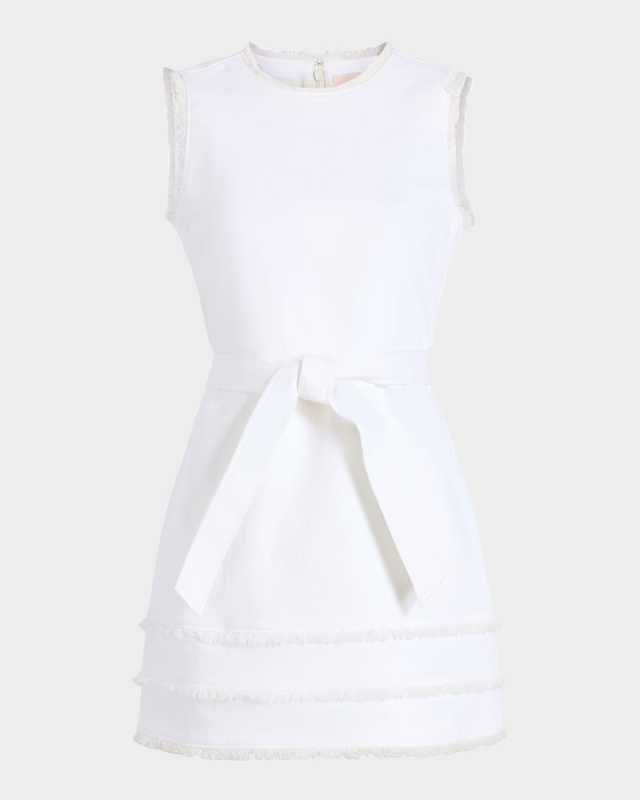 Mindie Sleeveless Fringe Mini Dress